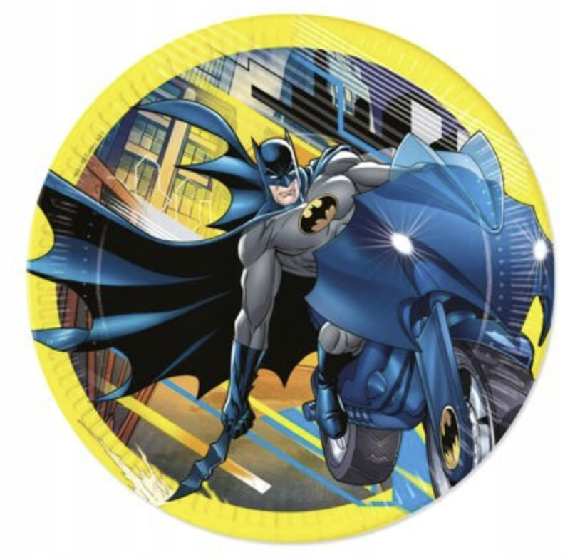 Platos Batman 23cm 8uds