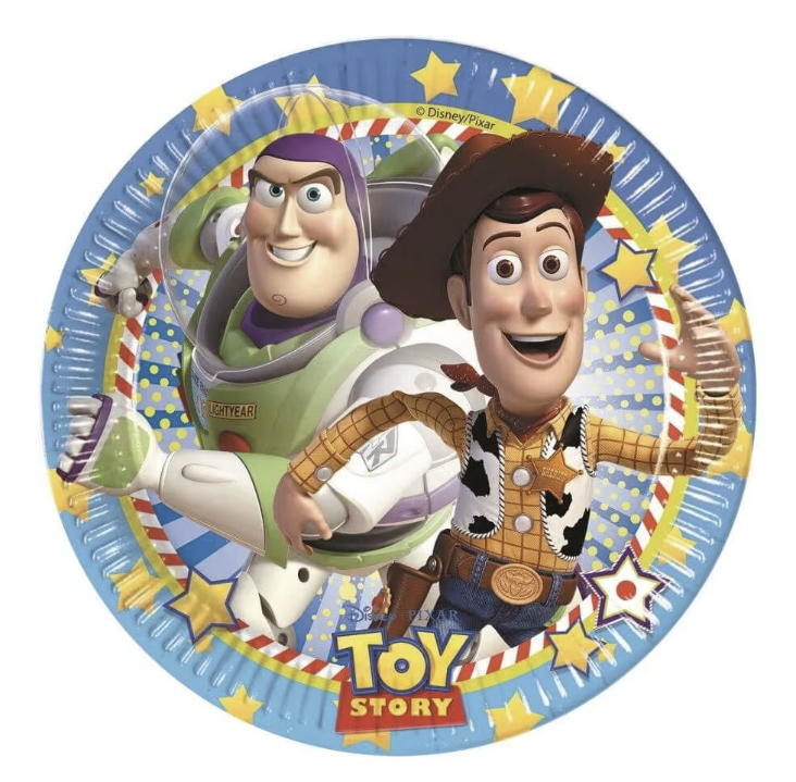 Platos Toy Story Star Power 20cm 8uds
