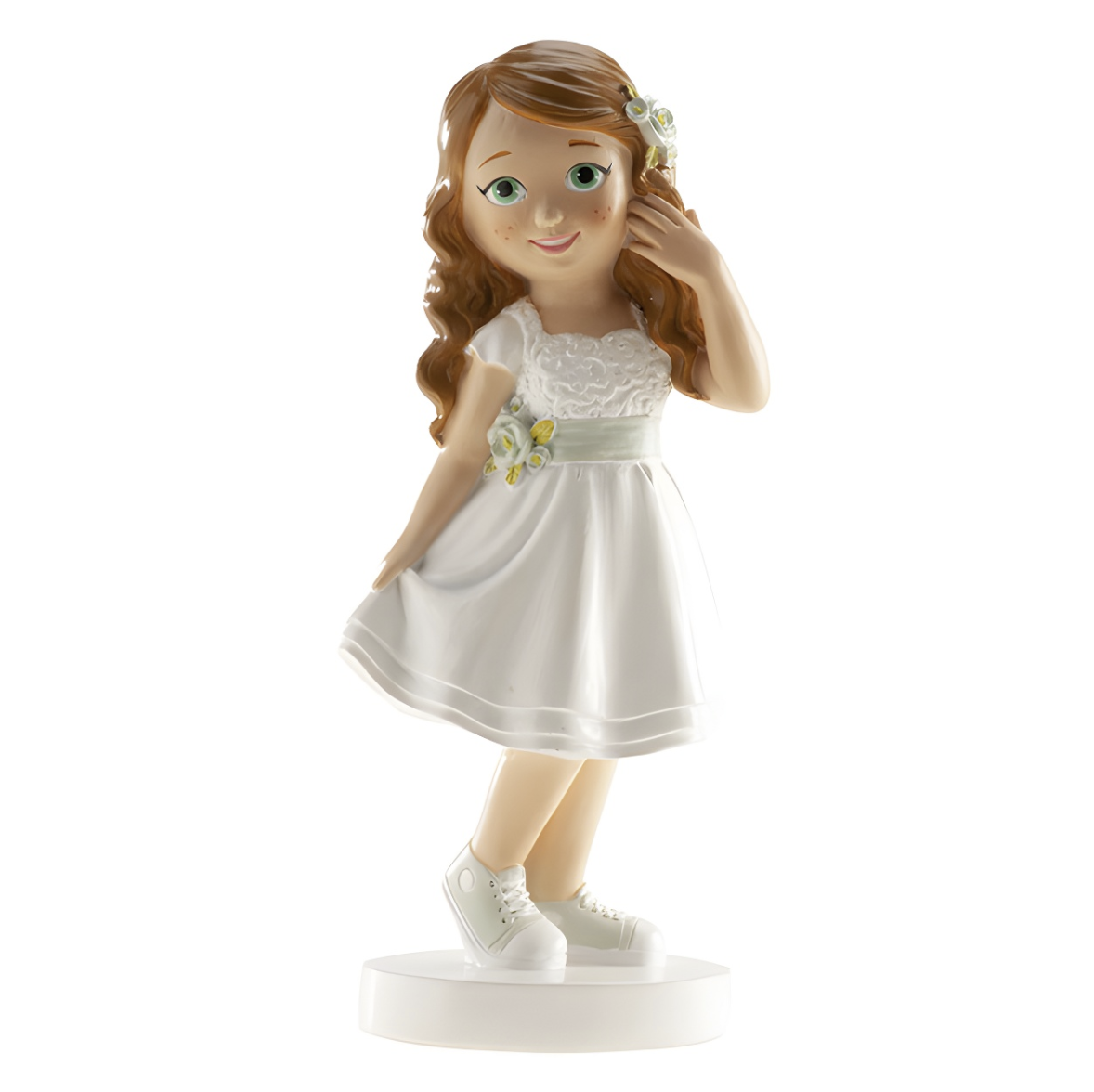 Figura Tarta Primera Comunión Niña Vestido Corto 15,8 cm