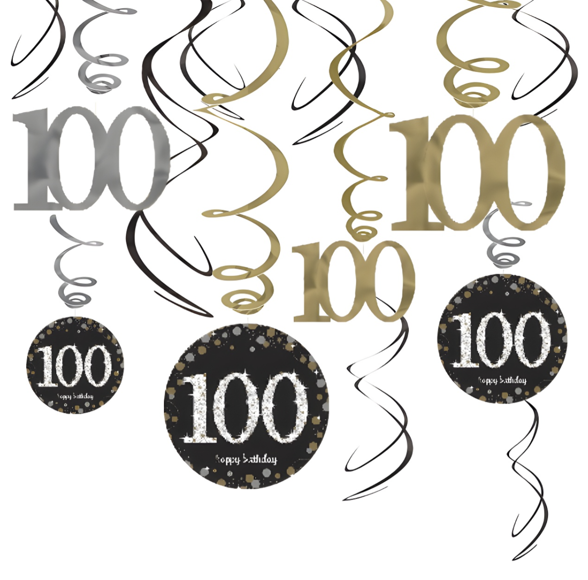 Colgantes Decorativos Burbujas de Champagne 12 uds