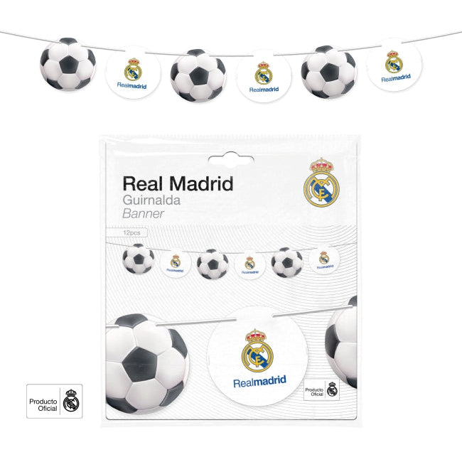 Guirnalda Real Madrid Balones Oficial