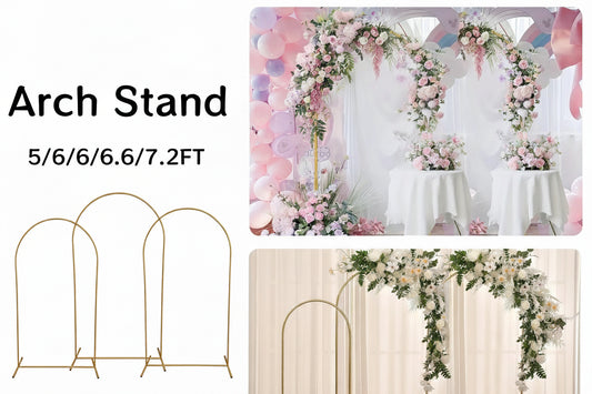 Arco de Metal Dorado para Globos