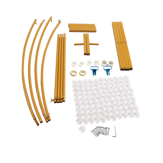 Arco Elíptico de Metal Dorado para Globos 2*3m