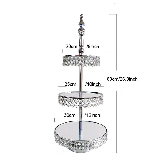 SOPORTE TARTA CRISTAL 3 PISOS