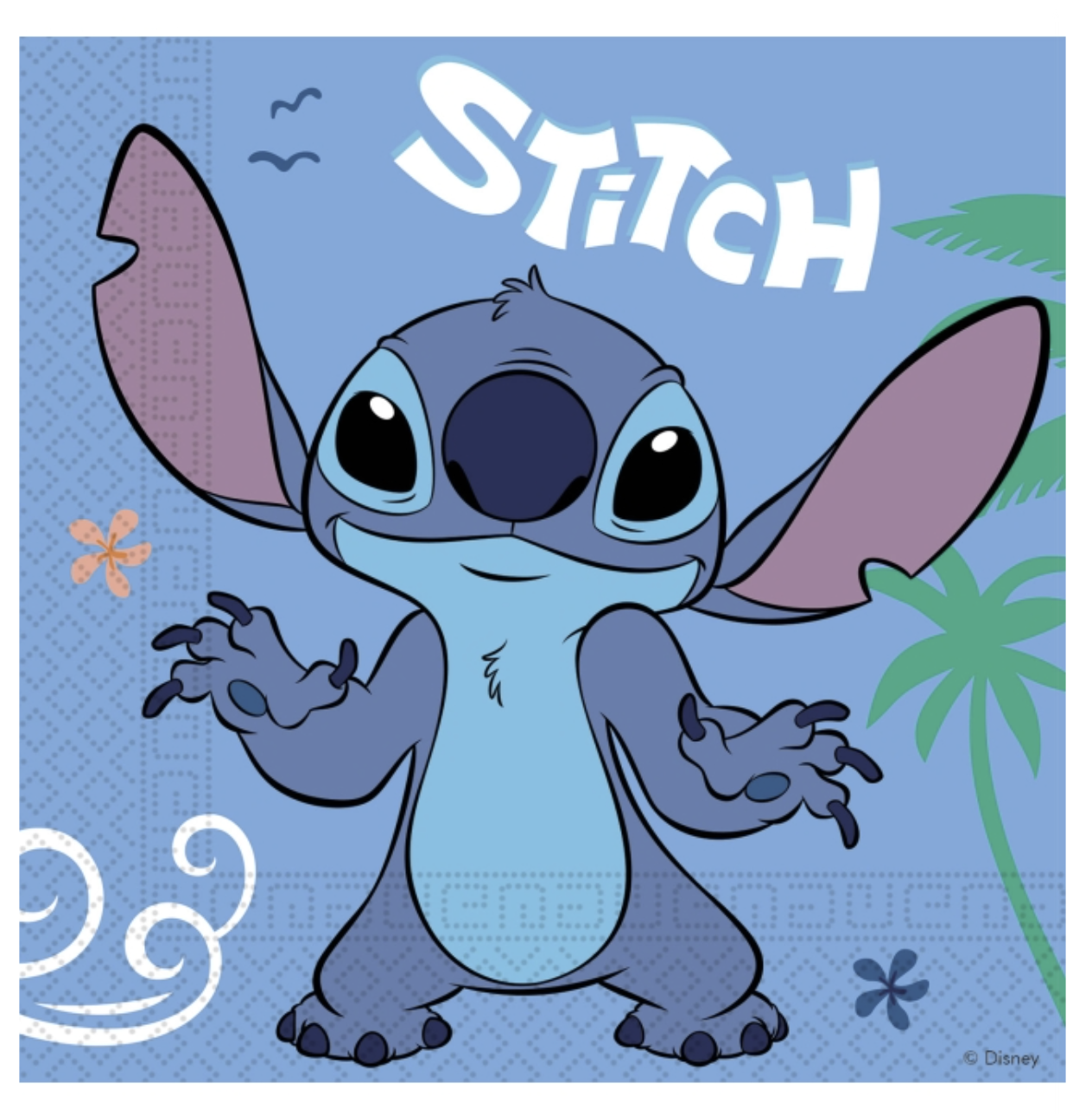 Servilletas Stitch y Angel 33x33cm 20uds