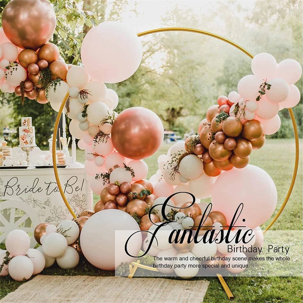 Arco Circular de Metal para Globos - Soporte de Boda y Fiestas 150-200cm
