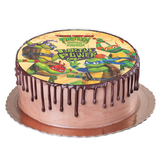 Oblea Comestible Ninja Turtles para Tarta | deKora 20cm