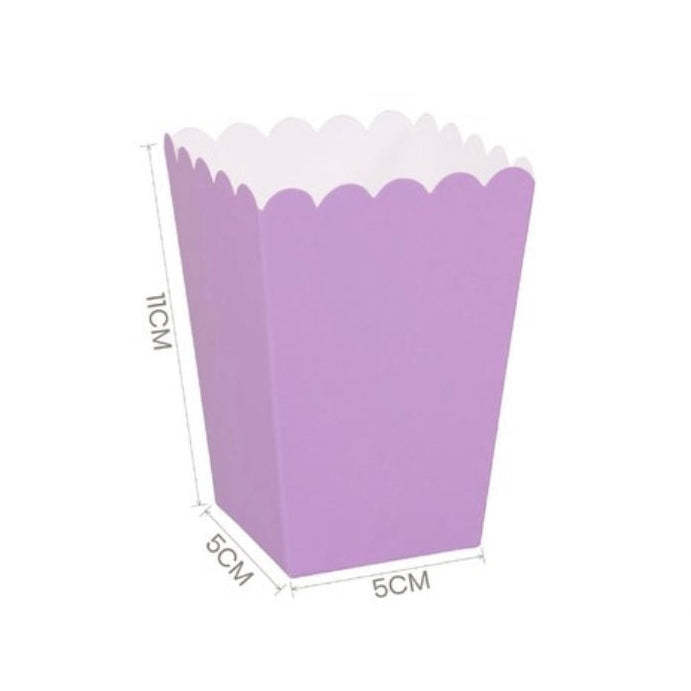 Cajas Palomitas Pequenas Color Liso 4uds