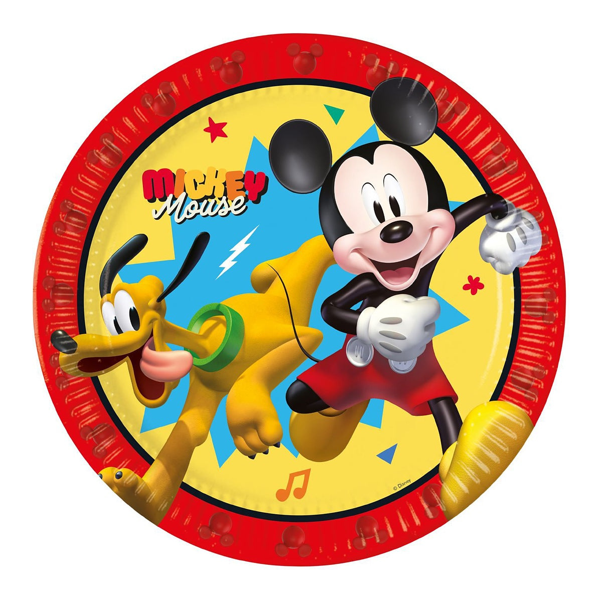 Platos Mickey Mouse 6 uds - 20cm y 23cm