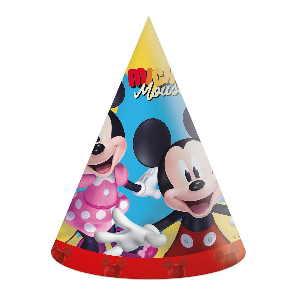 Sombreros Mickey Mouse Pack 6 uds