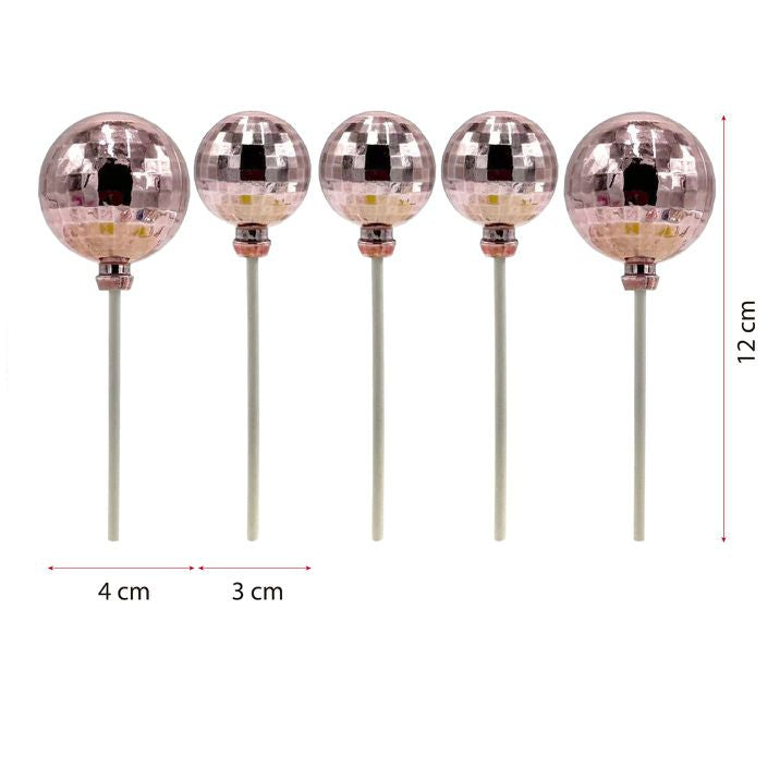 Bolas Decorativas para Tarta 12cm Pack 5 uds