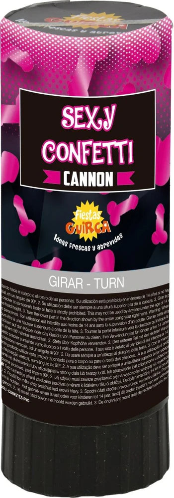 Cañones Confeti Sexy 10.5cm 3 uds