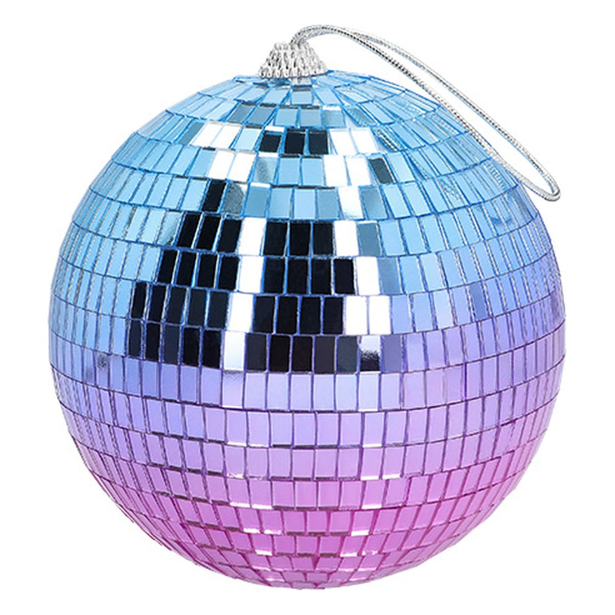 Bola de Discoteca Bicolor 15 cm Azul y Morado