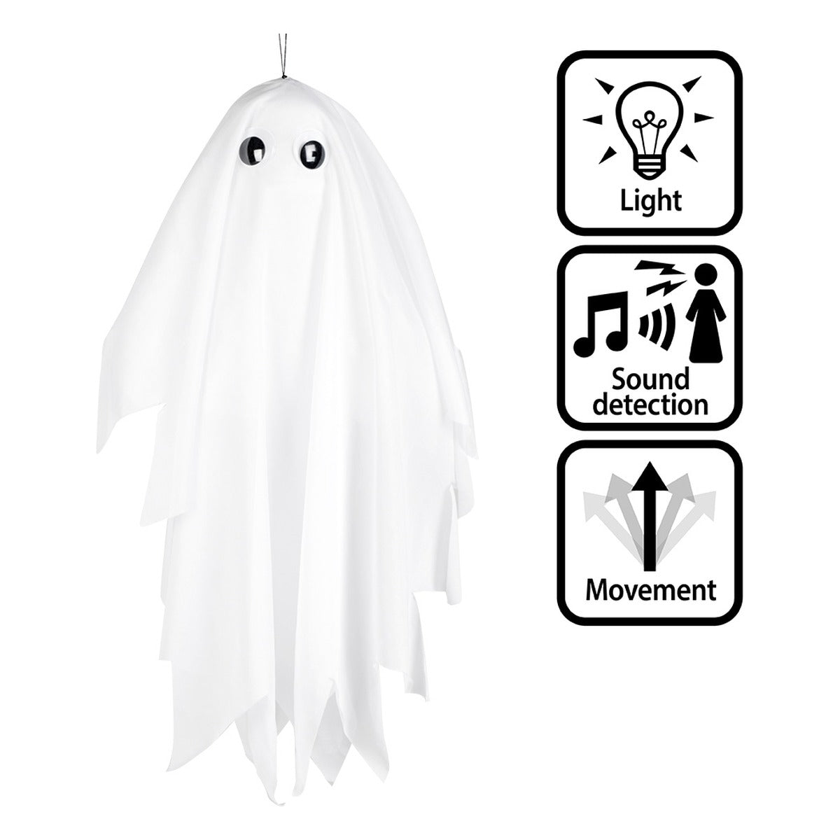 Fantasma Colgante que se Sacude 48 cm