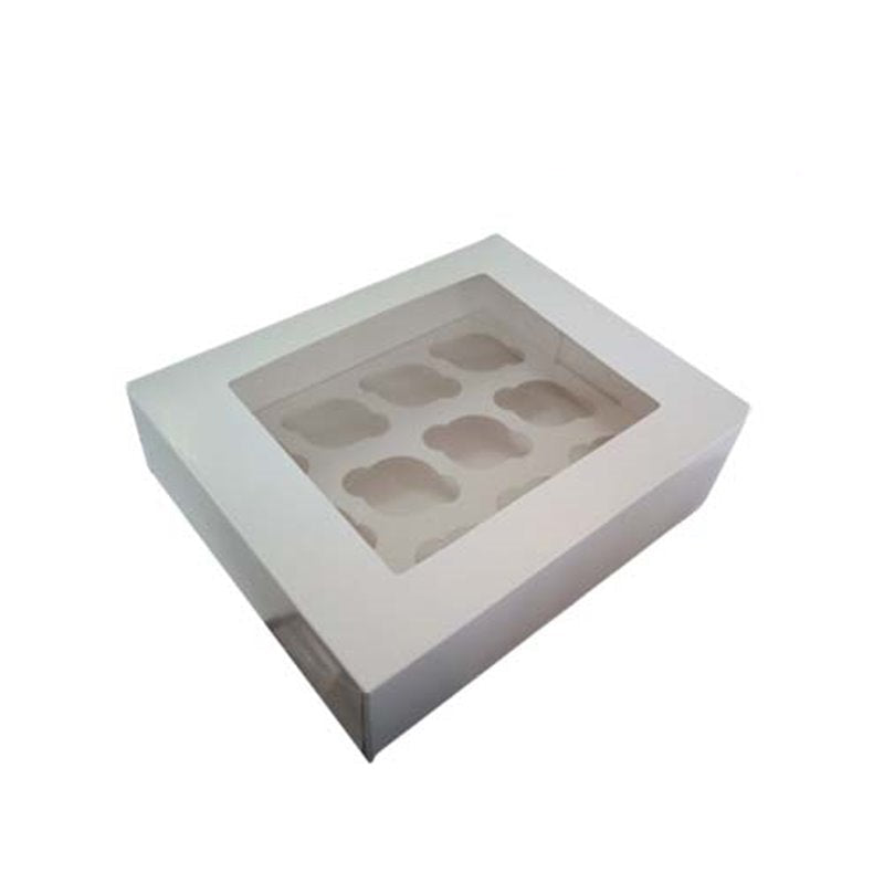 Caja para 12 Minicupcakes Blanca