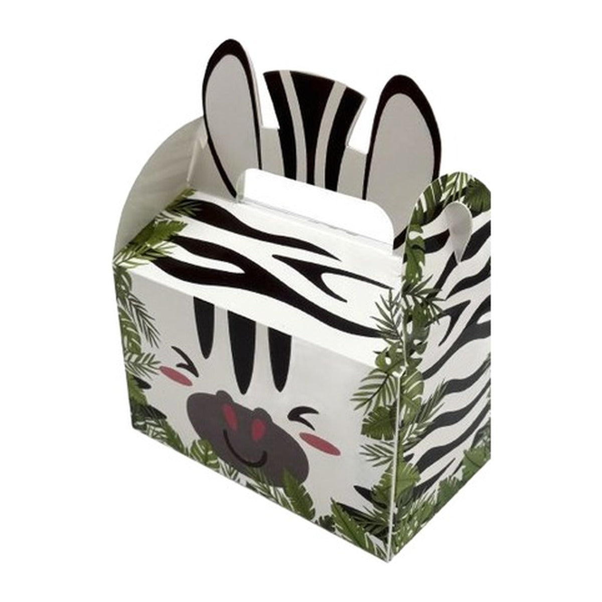 Cajas de Animales Safari 16 x 9,5 x 9,5 cm 3 uds - Cebra