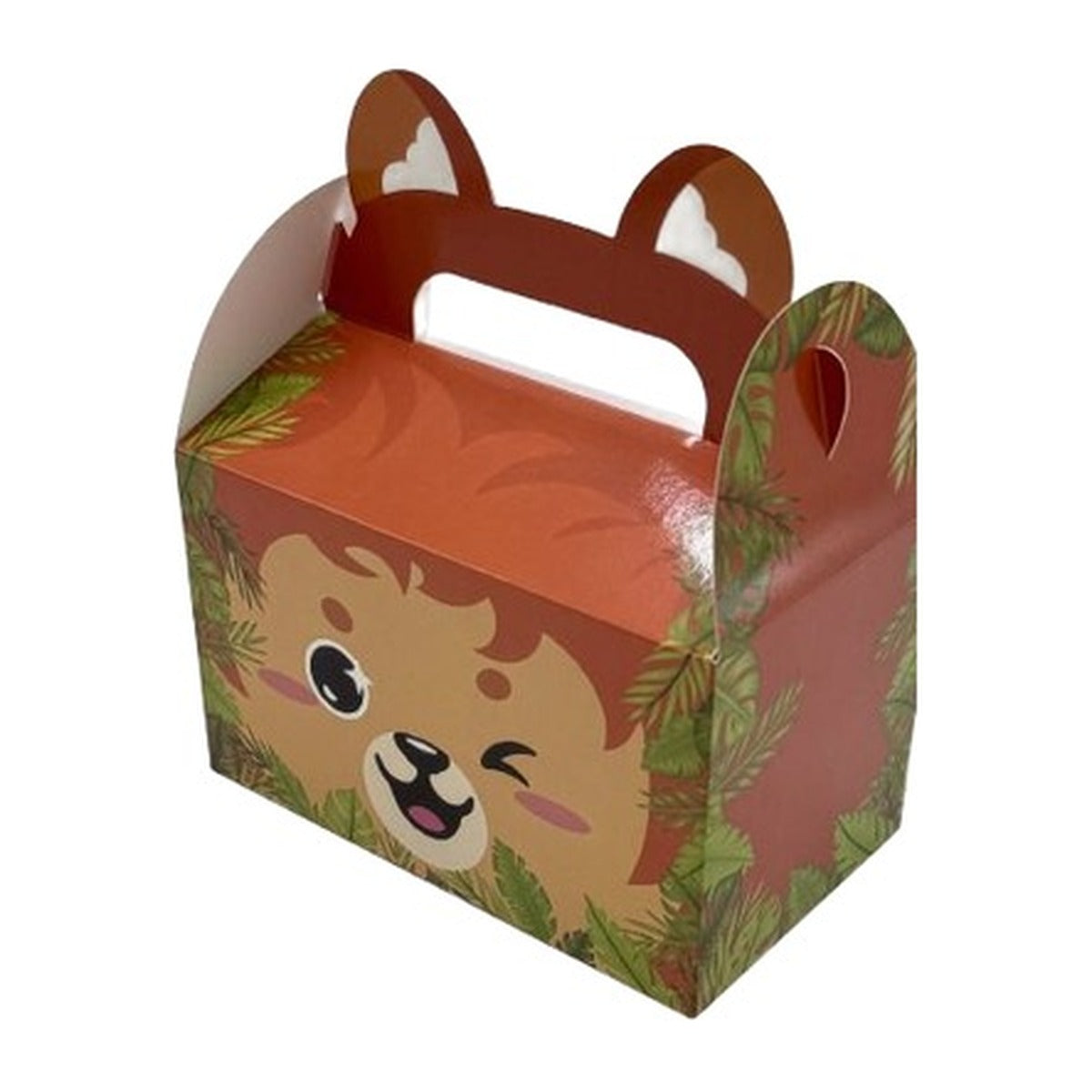 Cajas de Animales Safari 16 x 9,5 x 9,5 cm 3 uds - León
