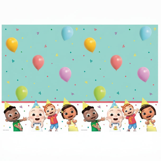 Mantel Plastico Cocomelón 120 x 180cm 1ud