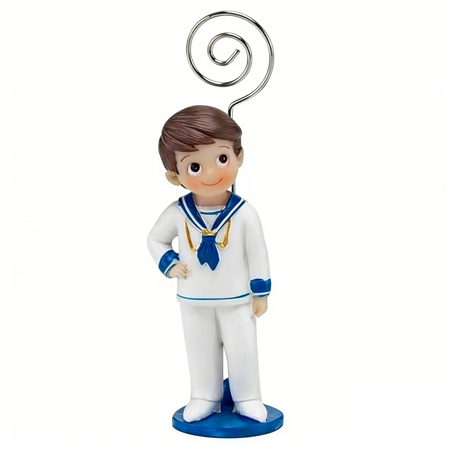Sujeta-Tarjetas Niño Comunión Marinero 9cm | Figura Decorativa