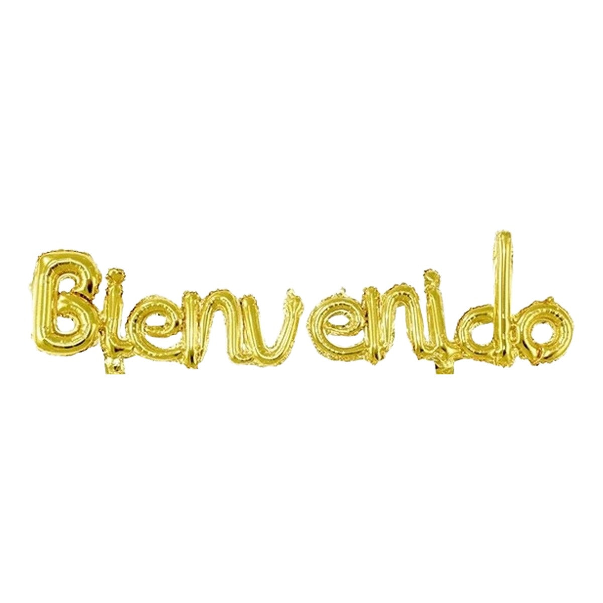 Globos Foil Letras Bienvenido 2 uds