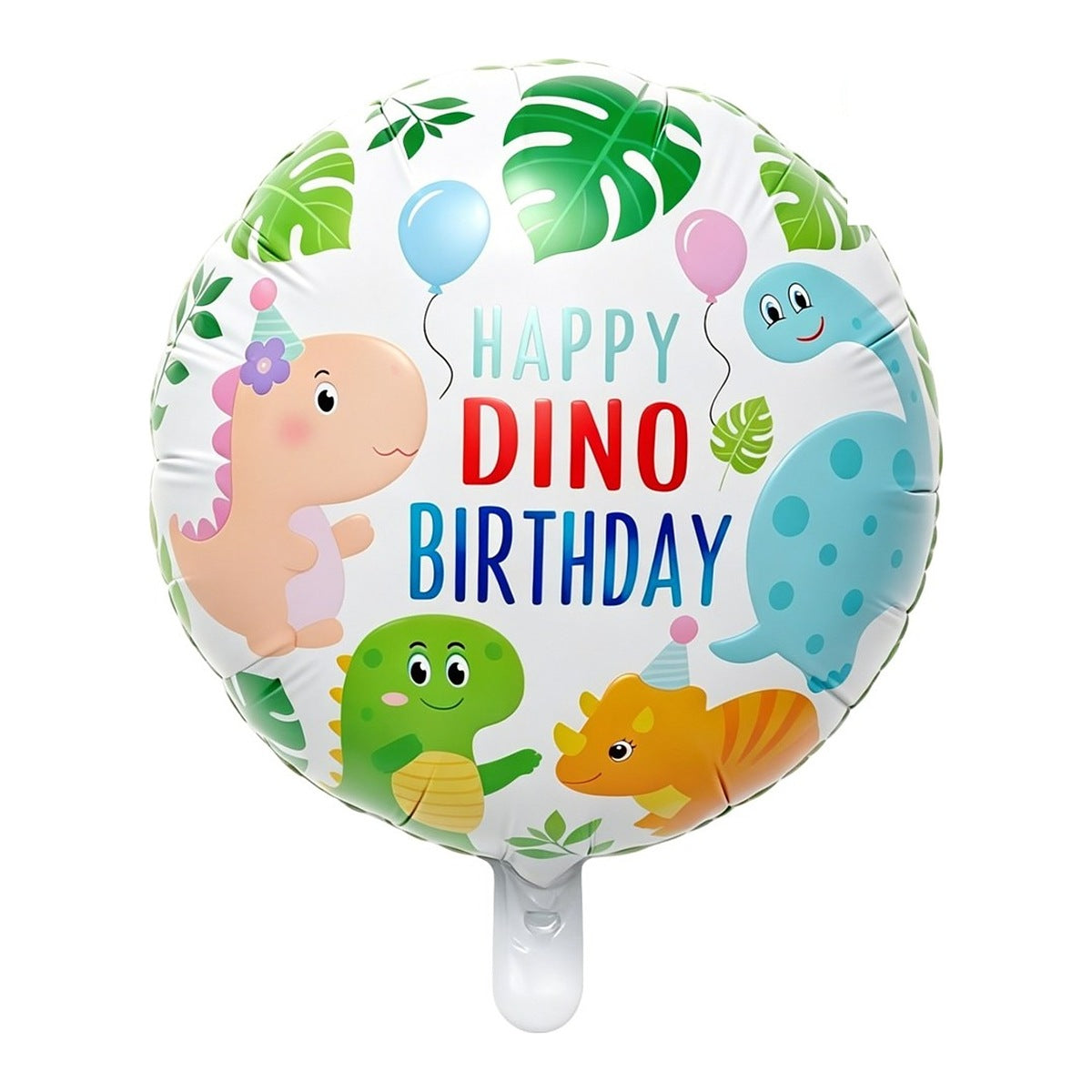 Globo Foil Dino Birthday Dinosaurios 40 cm