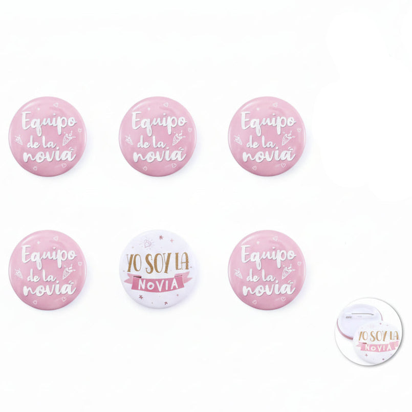 Pines Despedida Soltero 4.5 cm - Pack 6uds