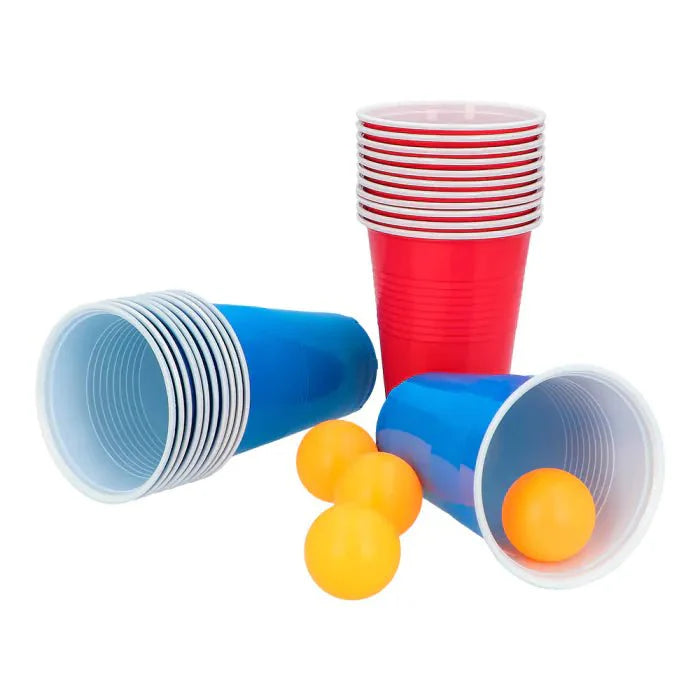 Juego de Beer Pong 26 Piezas – Set Completo con Vasos y Pelotas