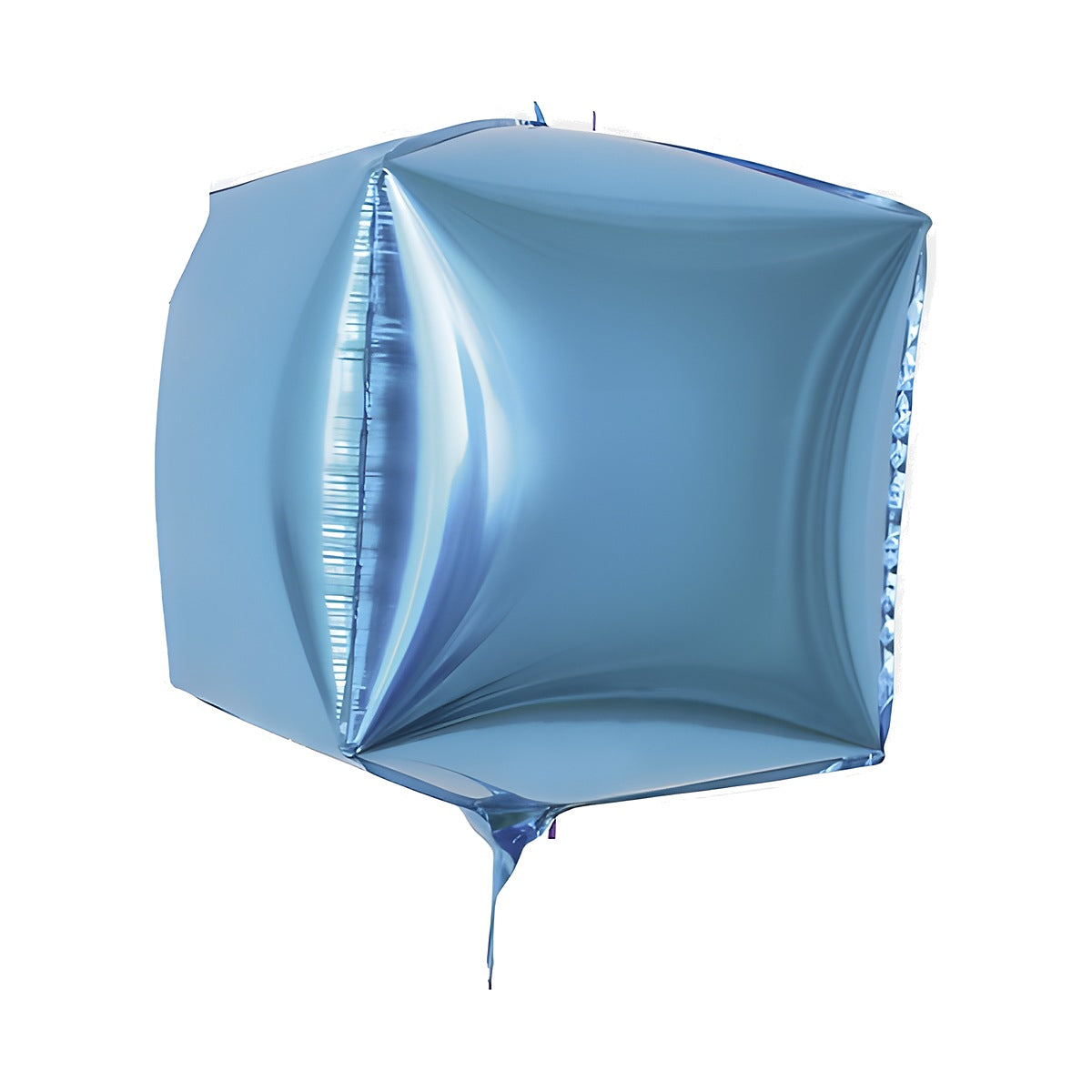 Globo Foil 4D Cuadrado 60 cm Azul