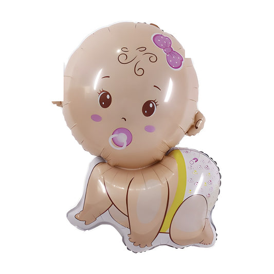 Globo Foil Bebé 75 cm Rosa