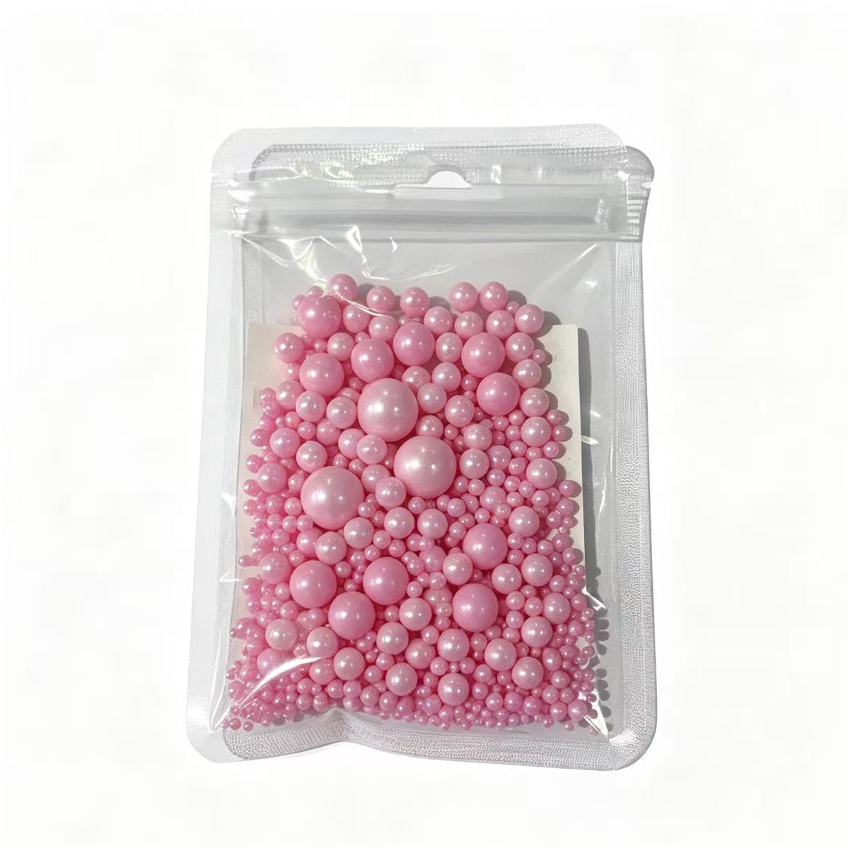 Perlas de azúcar rosas mixtas para decorar tartas 50g