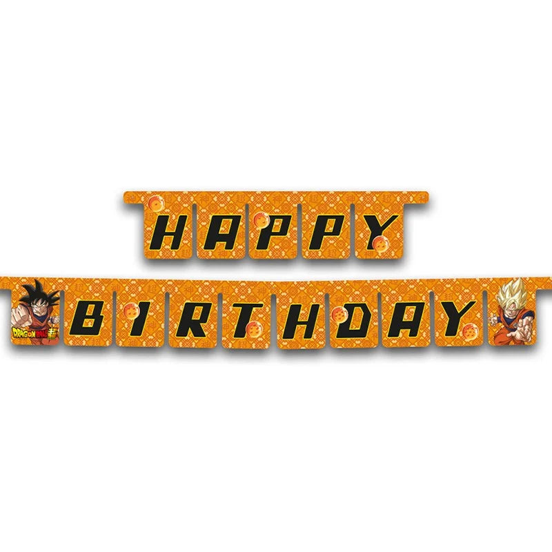 Guirnalda Happy Birthday Dragon Ball Super 3m