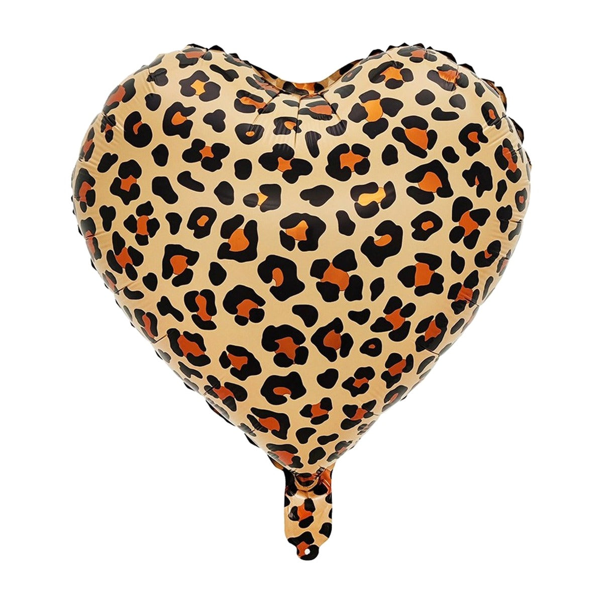 Globo Foil Corazón Leopardo 18" 43 x 53 cm