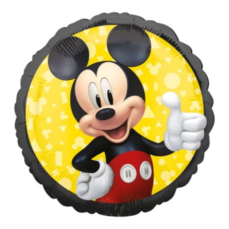 Globo Foil Mickey Mouse Pulgar Arriba 45cm