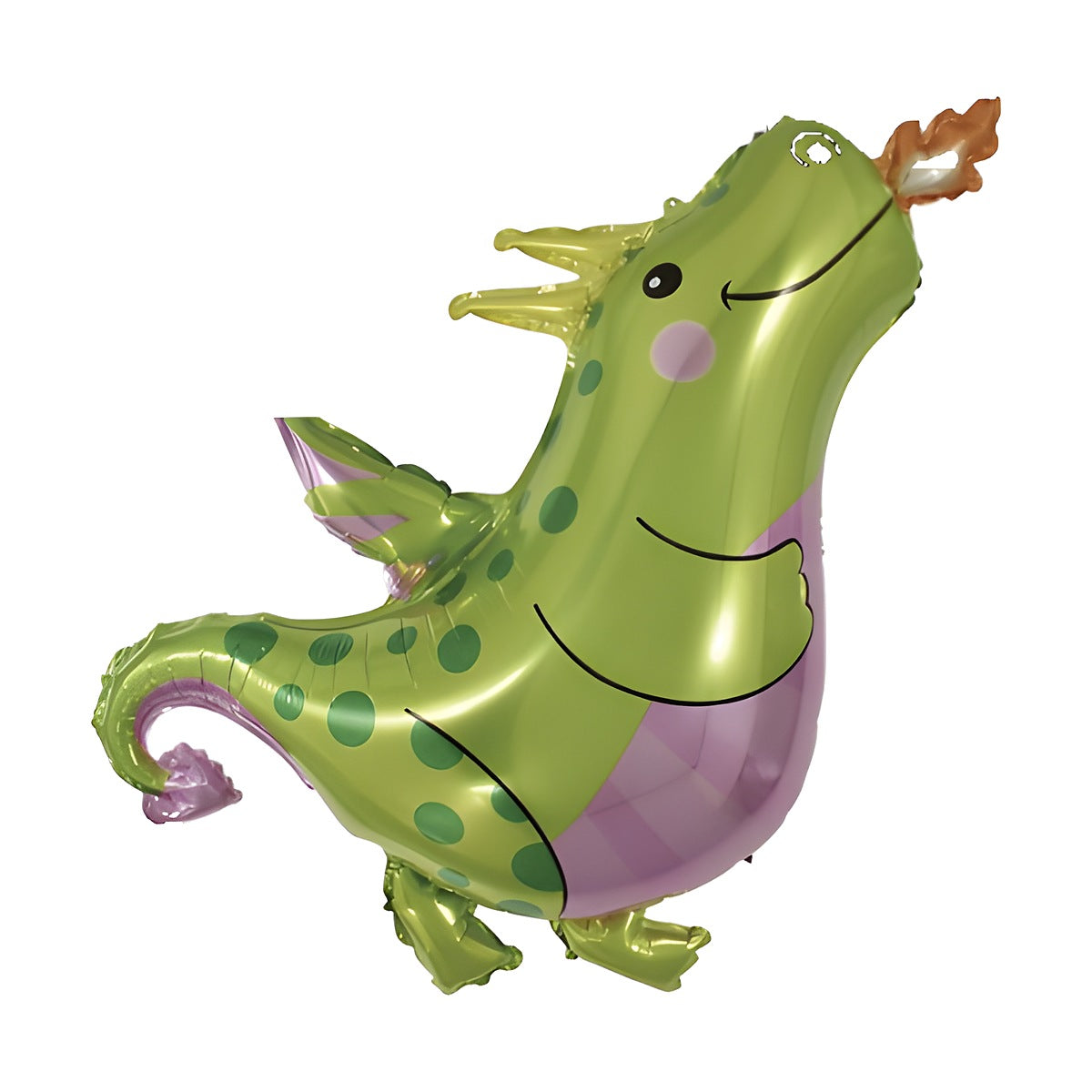 Globo Foil Dragón Verde 90 x 76 cm