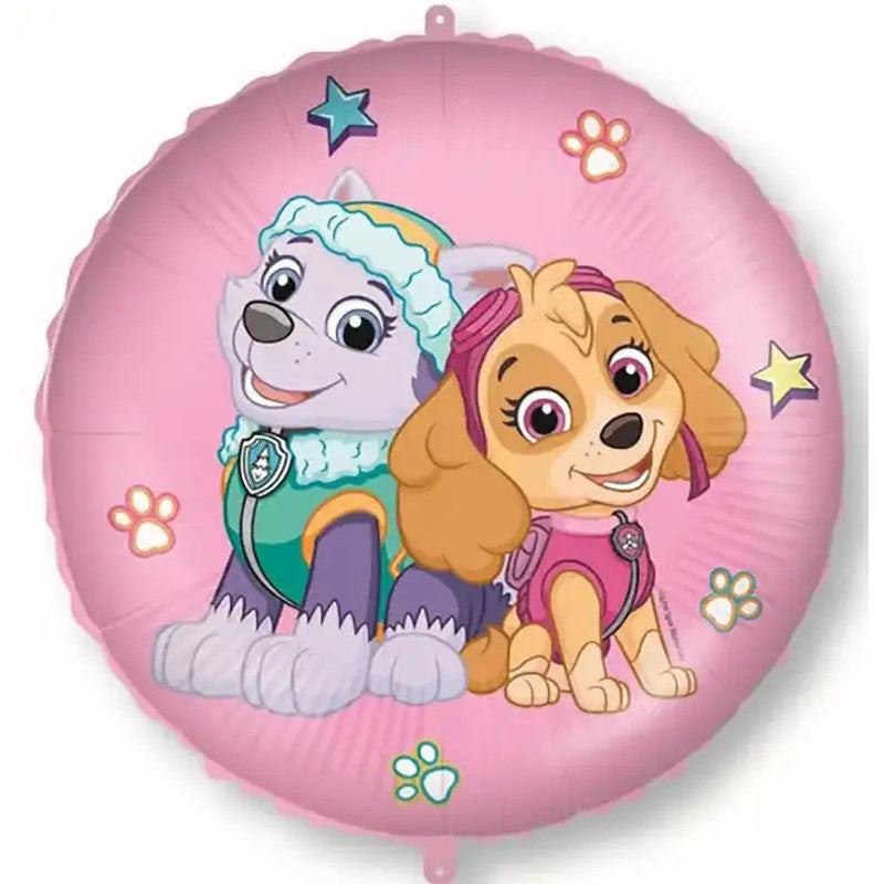 Globo Foil Patrulla Canina Skye y Everest 45cm