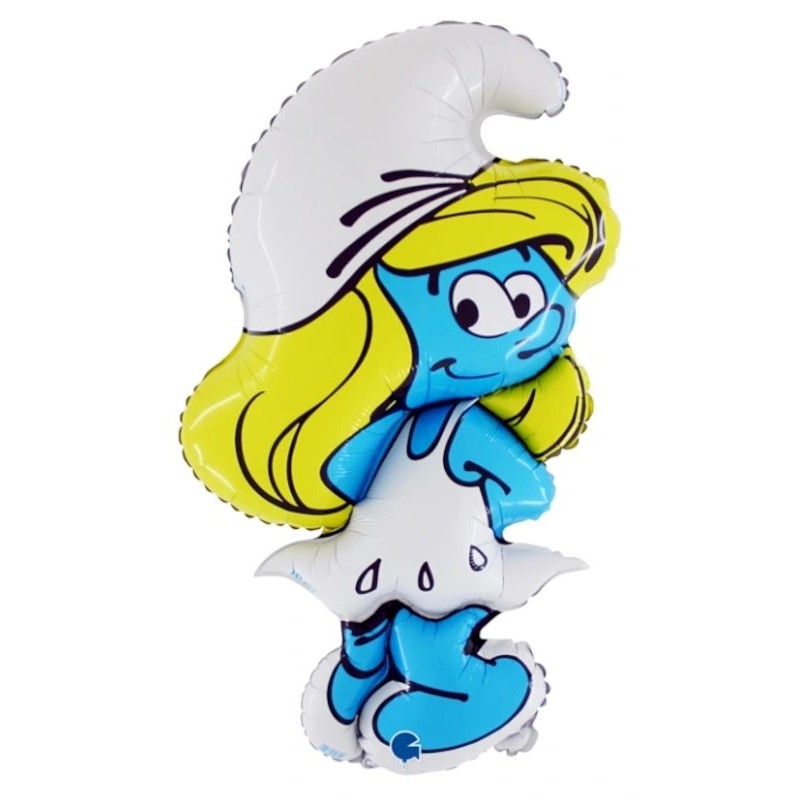 Globo Foil Supershape Pitufina 81 cm
