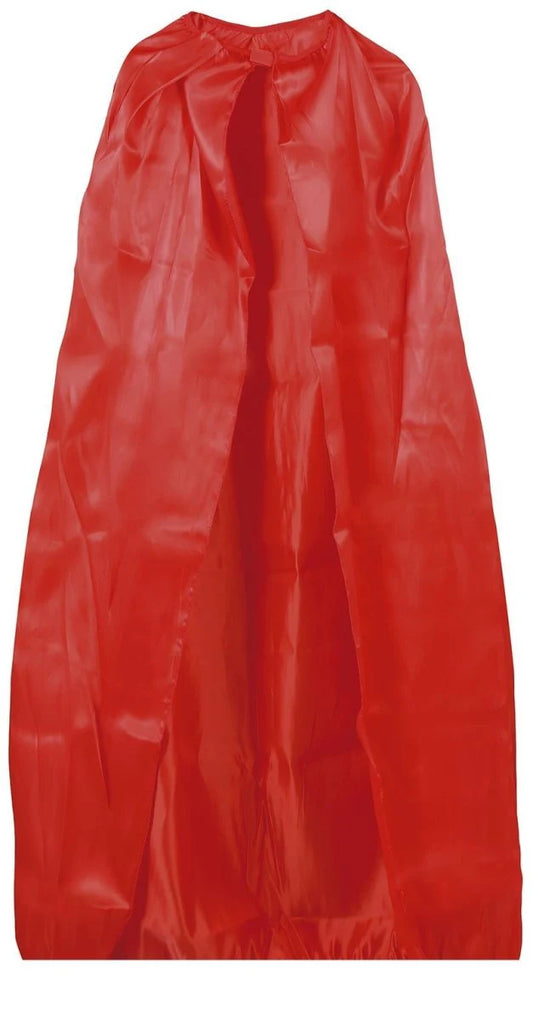 Capa de Halloween Roja 1,3 m – Disfraz Vampiro y Mago