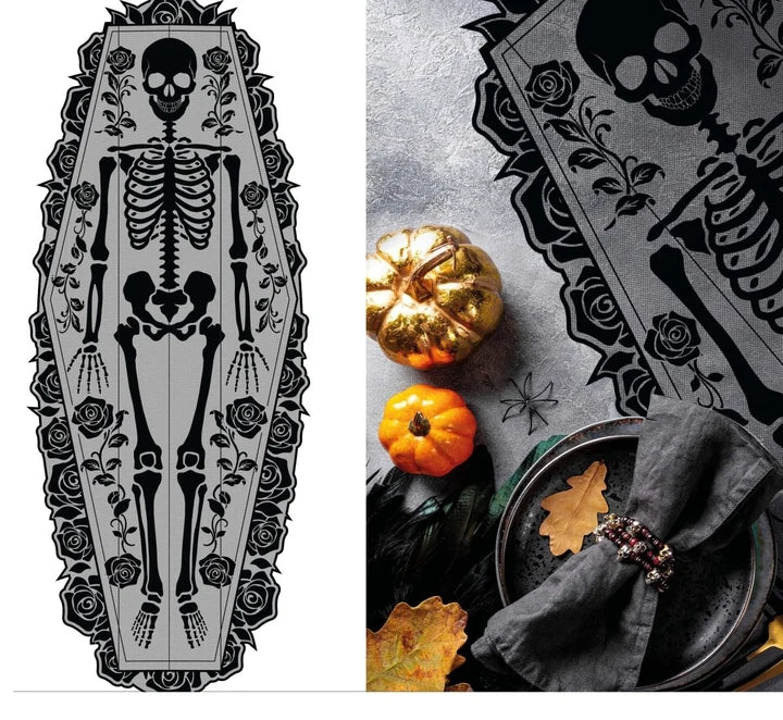 Camino de Mesa Halloween Esqueleto 183 x 60 cm