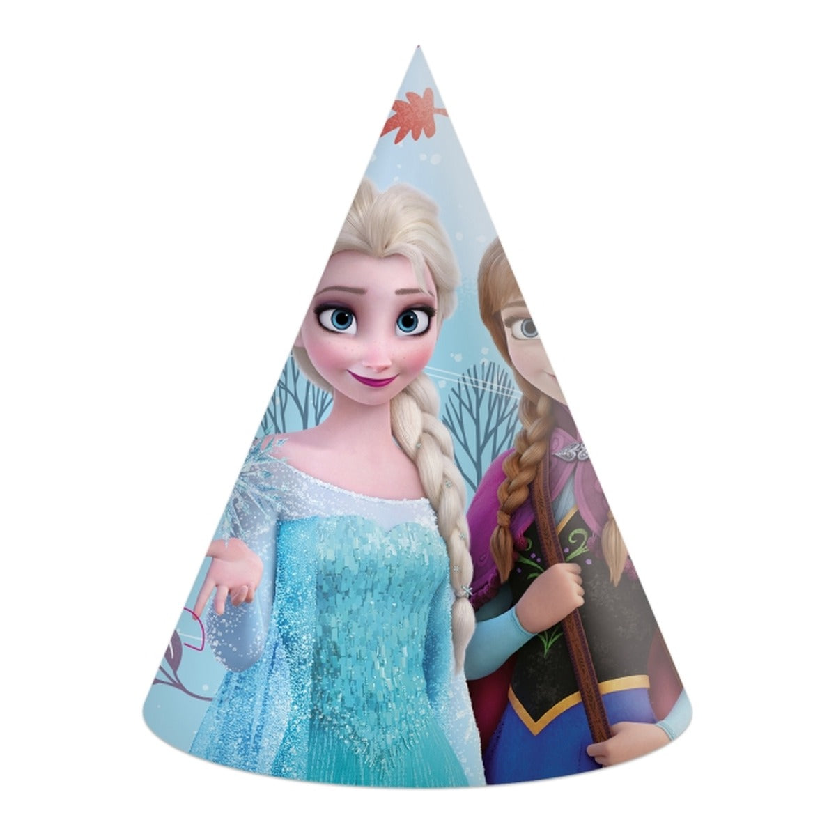 Gorros Frozen Idílica FSC 6 uds sobre fondo blanco