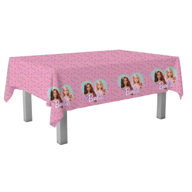 Mantel Plastico Barbie 120 x 180cm 1ud