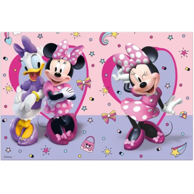 Mantel Plastico Minnie 120 x 180cm 1ud