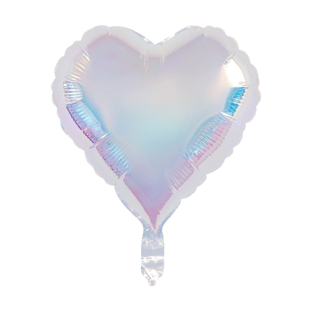 Globo Foil Corazón Espejo Iridiscente 18" 38,8 x 34,5 cm