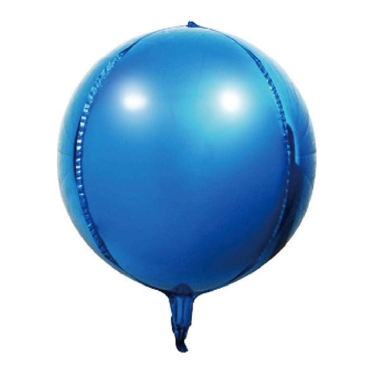 Globo Foil 4D Esfera Metalizada 25,8" 62,4 cm - Azul Oscuro