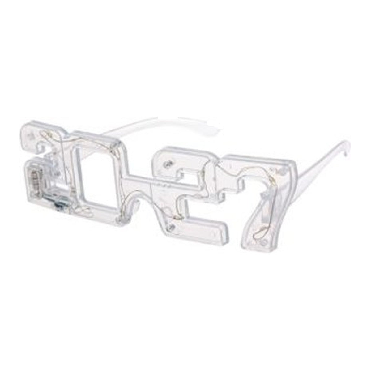 Gafas Luminosas LED 2027 18 x 5 cm - Transparente