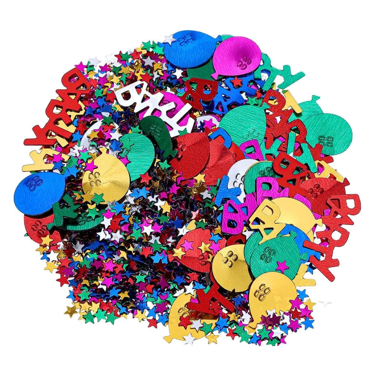 Confeti Party Globos y Estrellas Multicolor 15 g