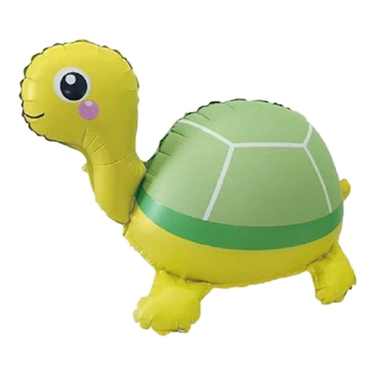 Globo Foil Tortuga 72 x 48,5 cm - Amarillo y Verde