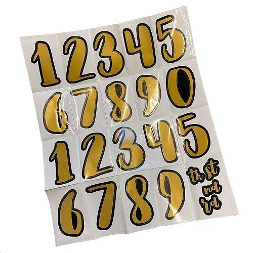 Globo Foil Happy Birthday Personalizable con Pegatinas de Número 46cm