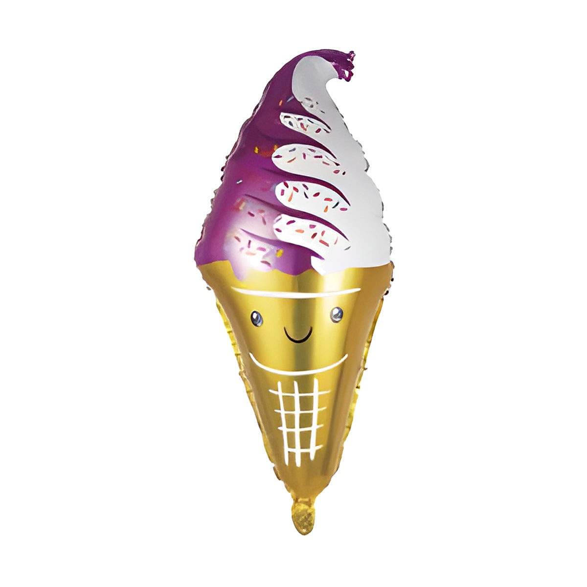 Globo Foil Cucurucho de Helado de Fresa 99 x 50,5 cm