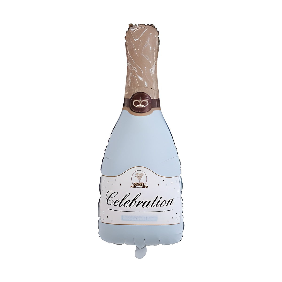 Globo Foil Botella de Champán Celebration 44 x 86,5 cm Azul