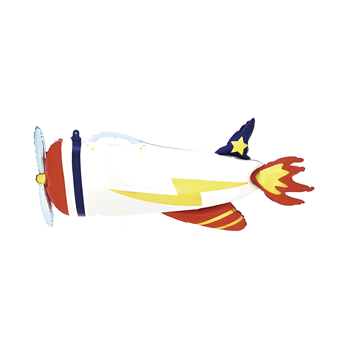Globo Foil Avión con Rayo 54 x 106,5 cm